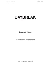 Daybreak SATB choral sheet music cover Thumbnail